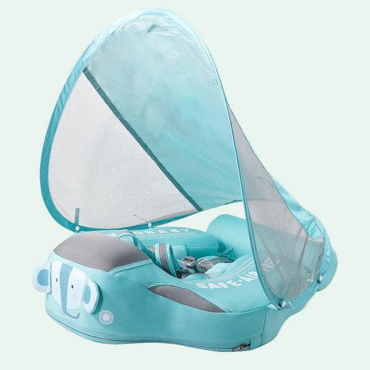 Mambobaby Baby Swim Float Non-inflatable Baby Swimming Float Ring Waterproof Kids Swim Trainer for 3-24 Months Baby Boys Girls