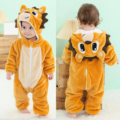 Baby Warm Animal Romper