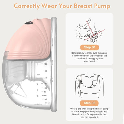 Wearable Electric  Breast Pump Hands Free
