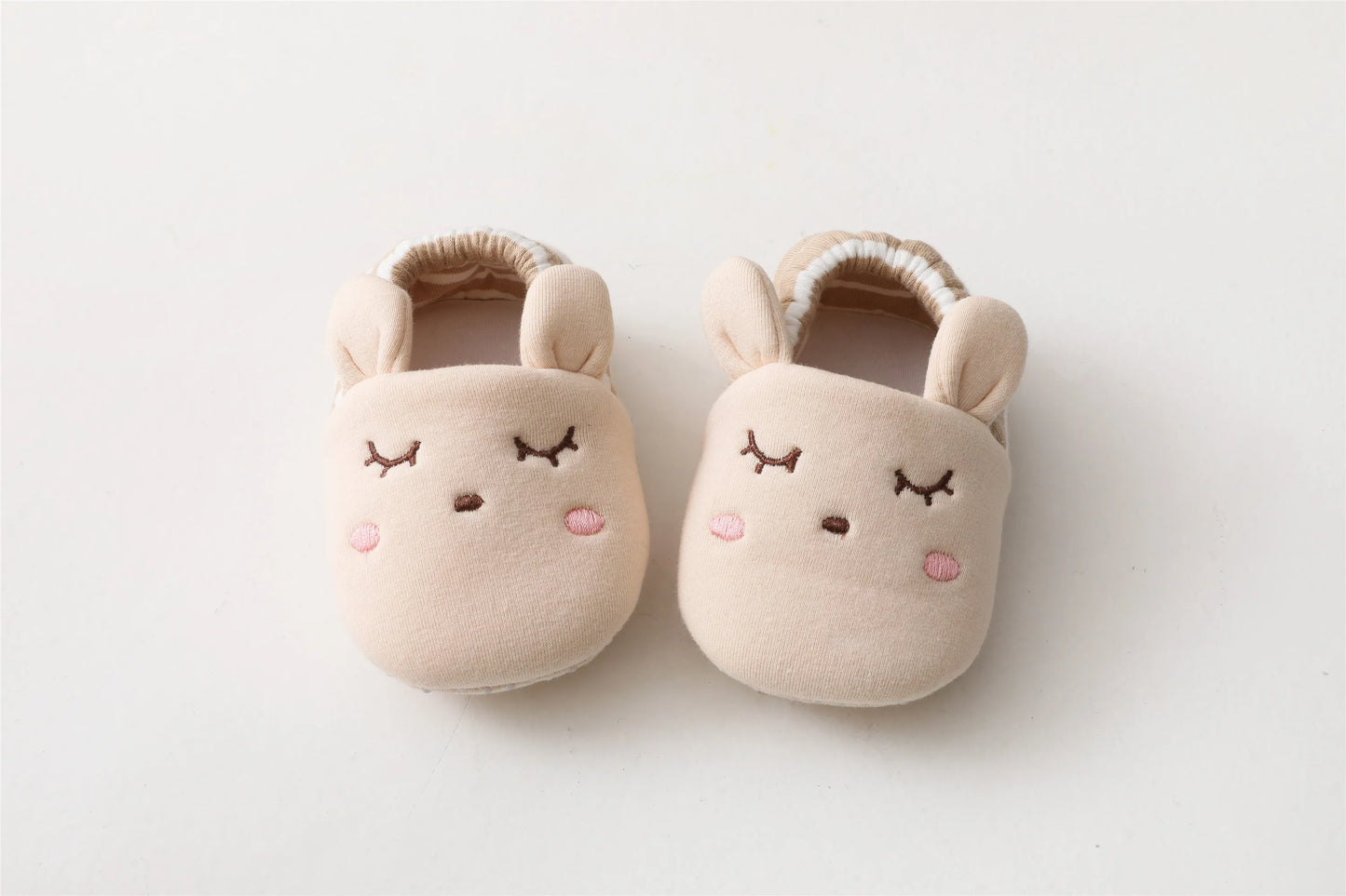 Cartoon Animals Pattern Newborn Socks Shoes Toddler Boys Girls Non-slip Crib First Walkers Winter Baby Soft Slipper Warm Booties