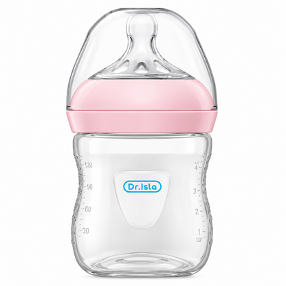 Baby Bottle - 150ml Soft Silicone Nipple Easy Grip BPA-Free