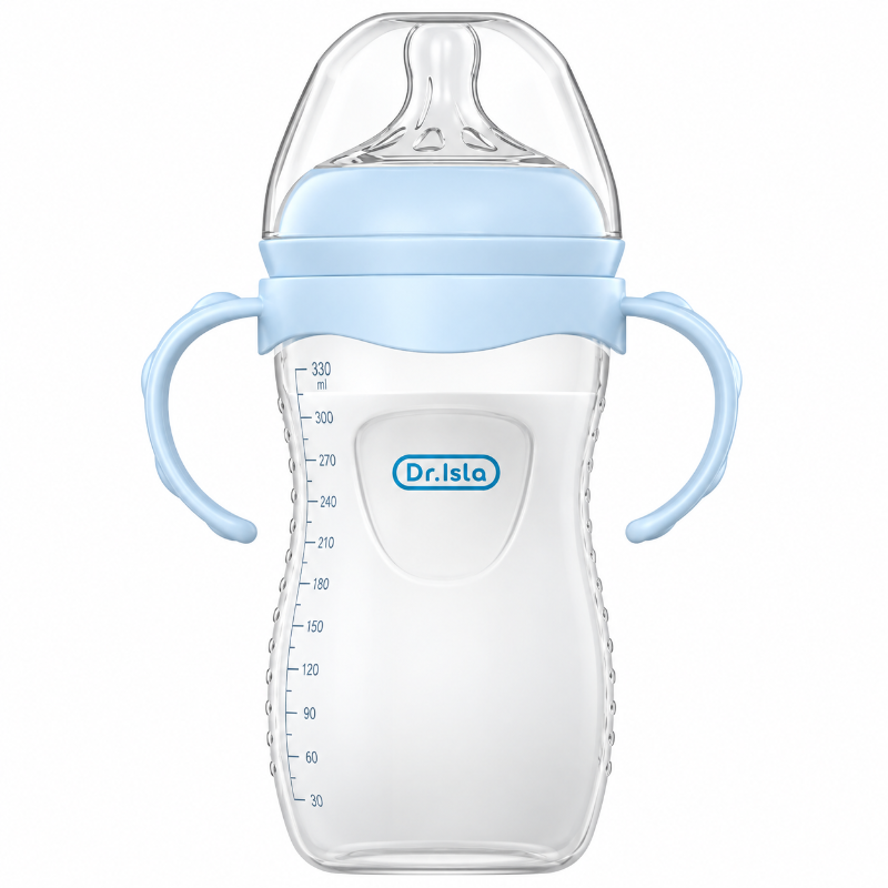 Baby Bottle 330ml BPA-Free Soft Silicone Easy Grip